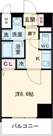プレサンス神戸元町ミューズの間取り画像