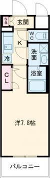 エスリード三宮旭通の間取り画像