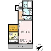 ロイヤルガーデン永田Eの間取り画像