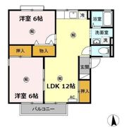 グリーンガーデン A棟の間取り画像