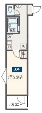 MELDIA清新4丁目の間取り画像