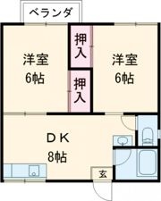 パナシアⅠの間取り画像