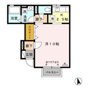 フロンテーラの間取り画像