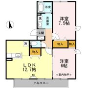 ロイヤルガーデン中島の間取り画像