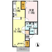 ボンビラス・HOSONO Aの間取り画像