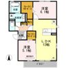 エスポワール Aの間取り画像