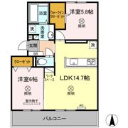 プレジオあくら C棟の間取り画像