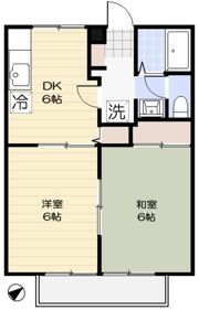 ディアコート大蔵の間取り画像