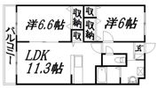 フロイデ宮竹の間取り画像