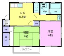 ローズ北出島の間取り画像