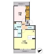 メルベーユⅢの間取り画像