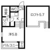 ルシエルメゾネット志賀本通の間取り画像