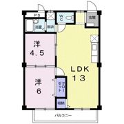アパート グリンピアの間取り画像