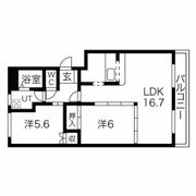 シャローム21トクダの間取り画像