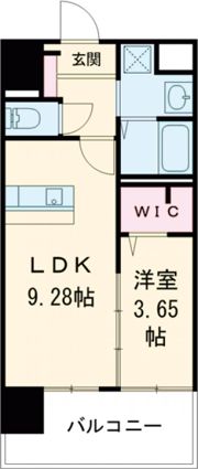 THE SQUARE Glory Residenceの間取り画像