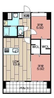 THE SQUARE Glory Residenceの間取り画像