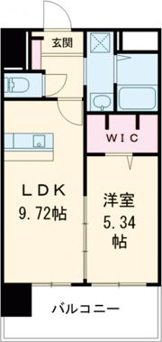 THE SQUARE Glory Residenceの間取り画像