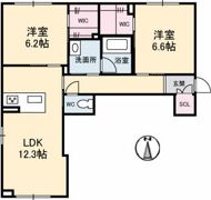 クレストヴェール Ⅶの間取り画像