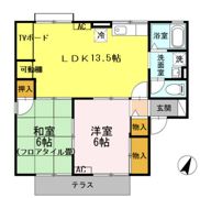 セジュール西小坂井 Cの間取り画像