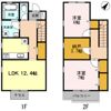 矢追テラスハウス A棟の間取り画像