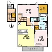 D-room西庄の間取り画像