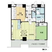 岐阜シティタワー43の間取り画像