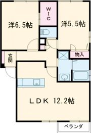 フォーレスフラッツ Bの間取り画像