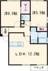 フォーレスフラッツ Bの間取り画像