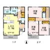 La vie est ange （ﾗ ｳﾞｨｴ ｱﾝｼﾞｭ） C棟の間取り画像