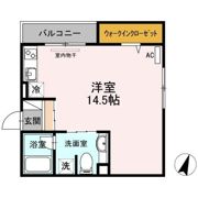 ストゥーディオ雅 A棟の間取り画像
