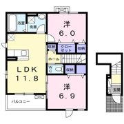 サルーテの間取り画像
