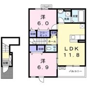 サルーテの間取り画像
