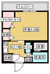 シャルール健軍本町の間取り画像