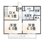 グランデージ吉見の間取り画像