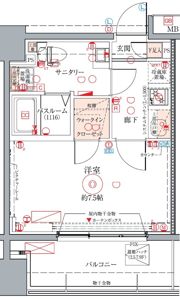 クレヴィスタ蒲田Ⅱの間取り画像