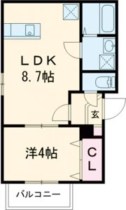 ハレクラニ基山の間取り画像