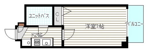 第15片山ビルの間取り画像