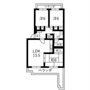 エステート中山の間取り画像