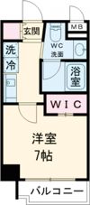 ユリシス新神戸の間取り画像