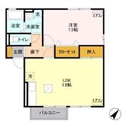 メゾン森PartⅩの間取り画像