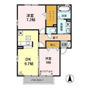 グレイスフル F Aの間取り画像