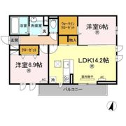 D-room Raffineの間取り画像