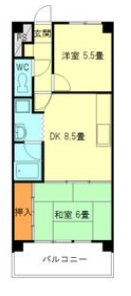 ファミール朝日の間取り画像