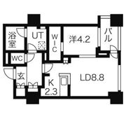 プライムメゾン南2条の間取り画像