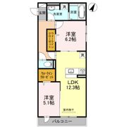 グレイスコート甲南山手の間取り画像