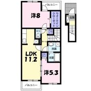 サンリットⅡの間取り画像