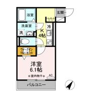 ジュネス東静岡の間取り画像