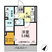 ジュネス東静岡の間取り画像