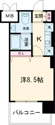 エステムコートみなと元町THE FIRSTの間取り画像