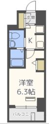 エステムプラザ神戸三宮ルクシアの間取り画像